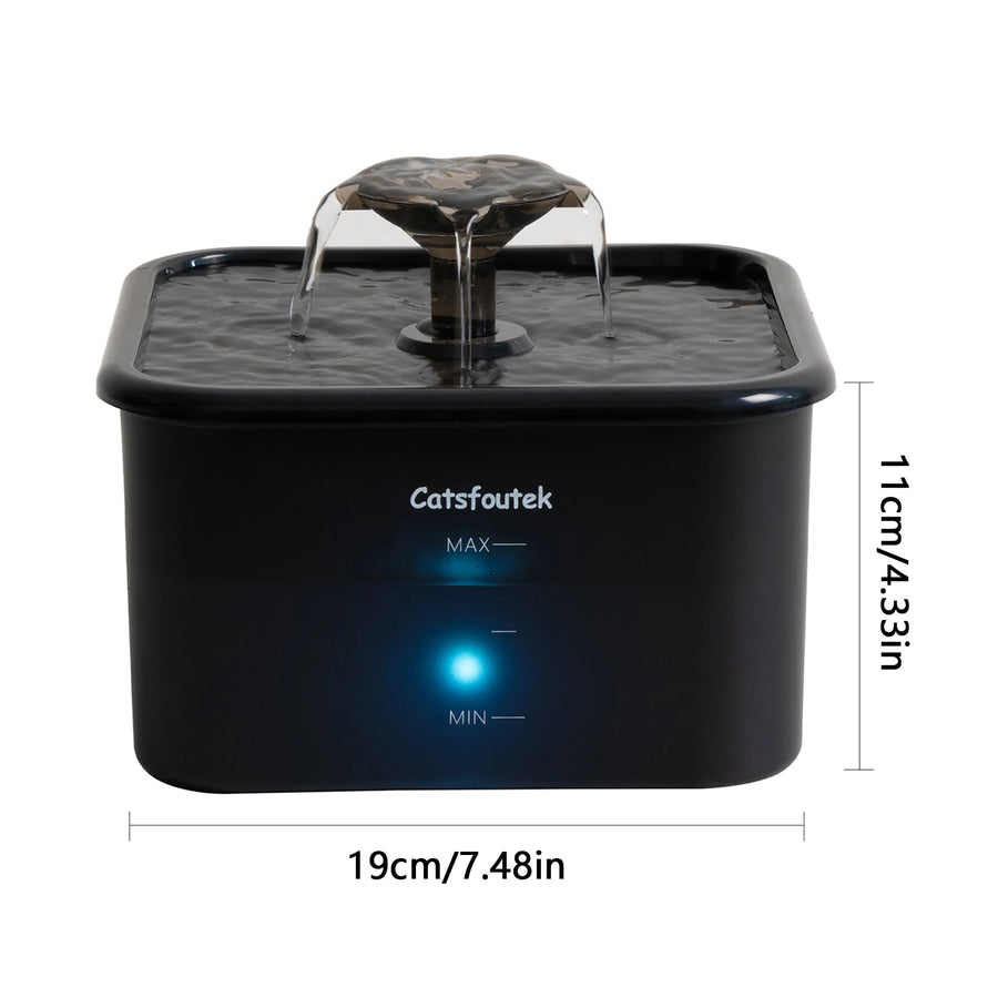 2.2L Automatisk Kattvattenfontän med Rörelsesensor 5