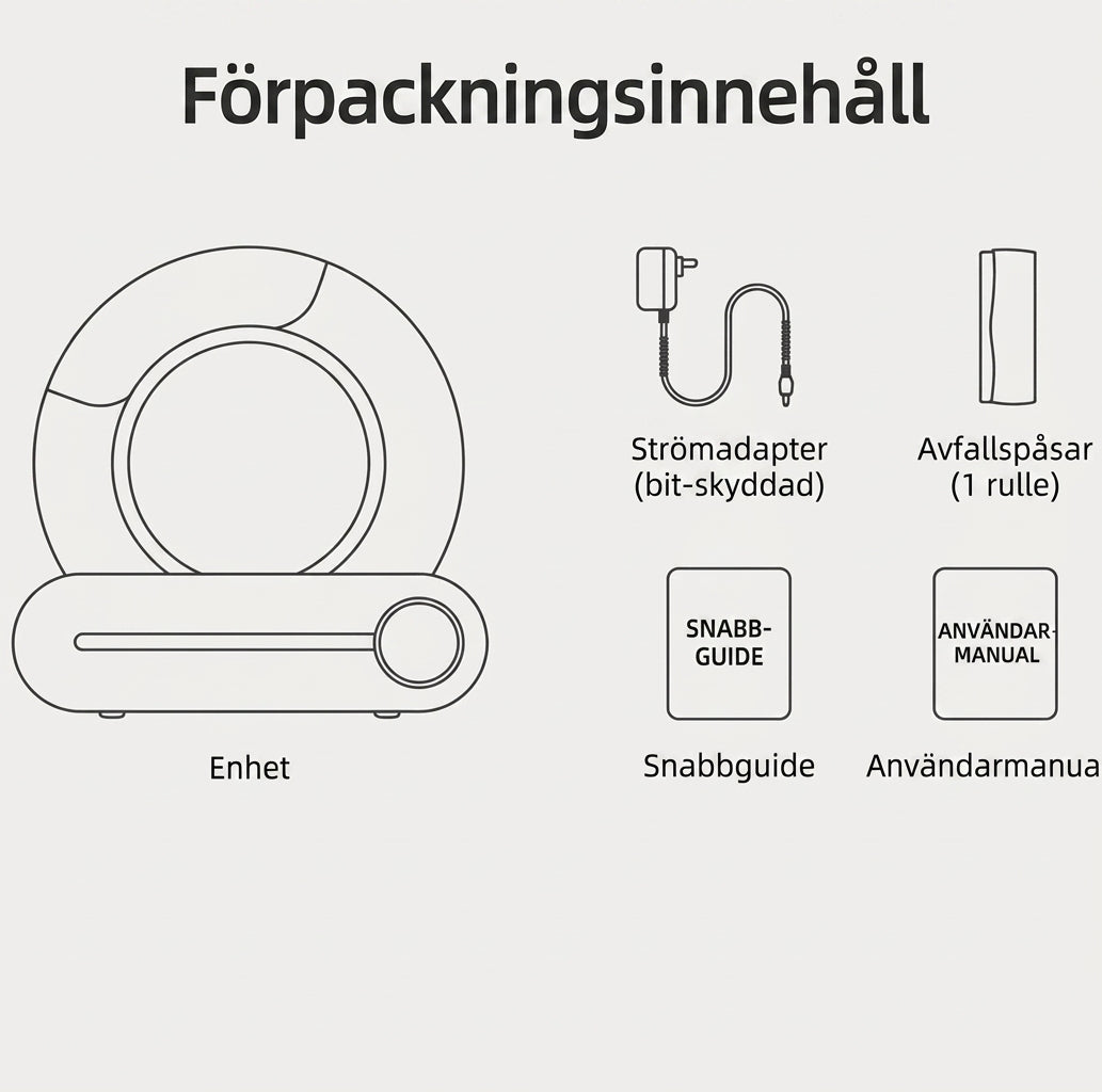Smart Helautomatisk Kattlåda