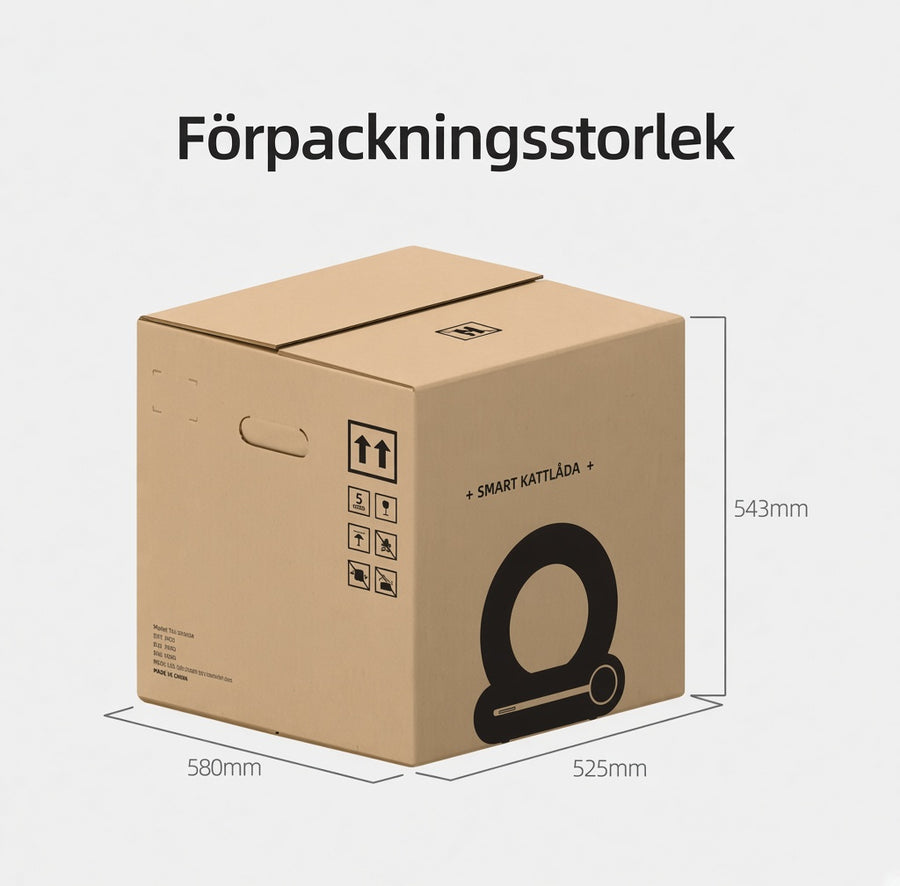Smart Helautomatisk Kattlåda